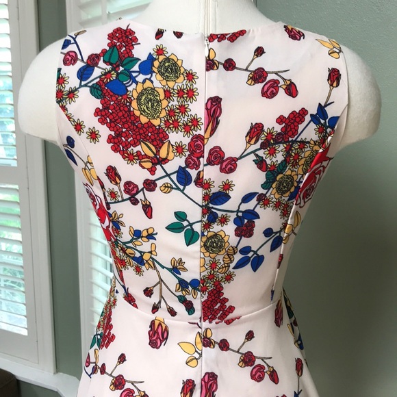 Vintage Floral Fit & Flare Dress - RePosh - Picture 4 of 6